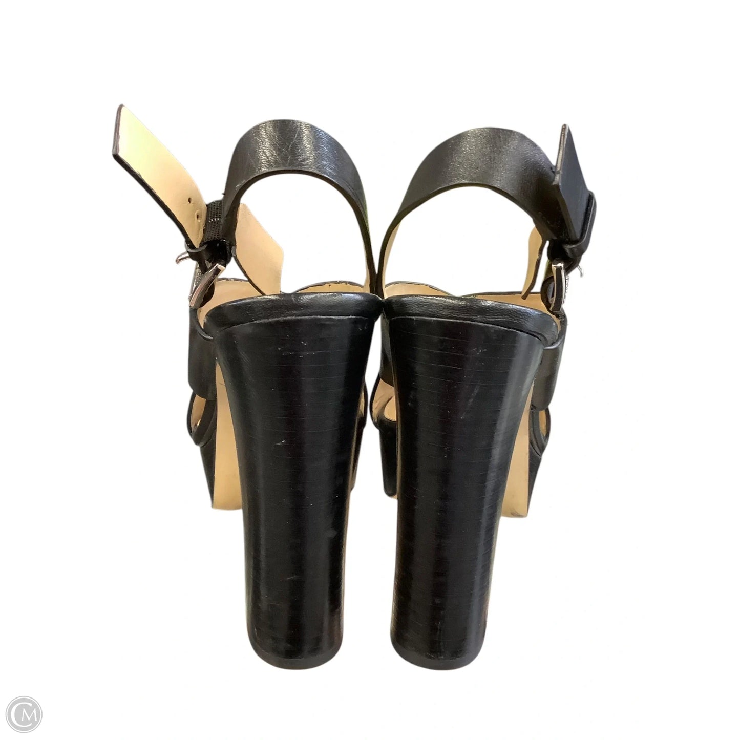 Sandals Heels Platform By Michael By Michael Kors In Black, Size: 5