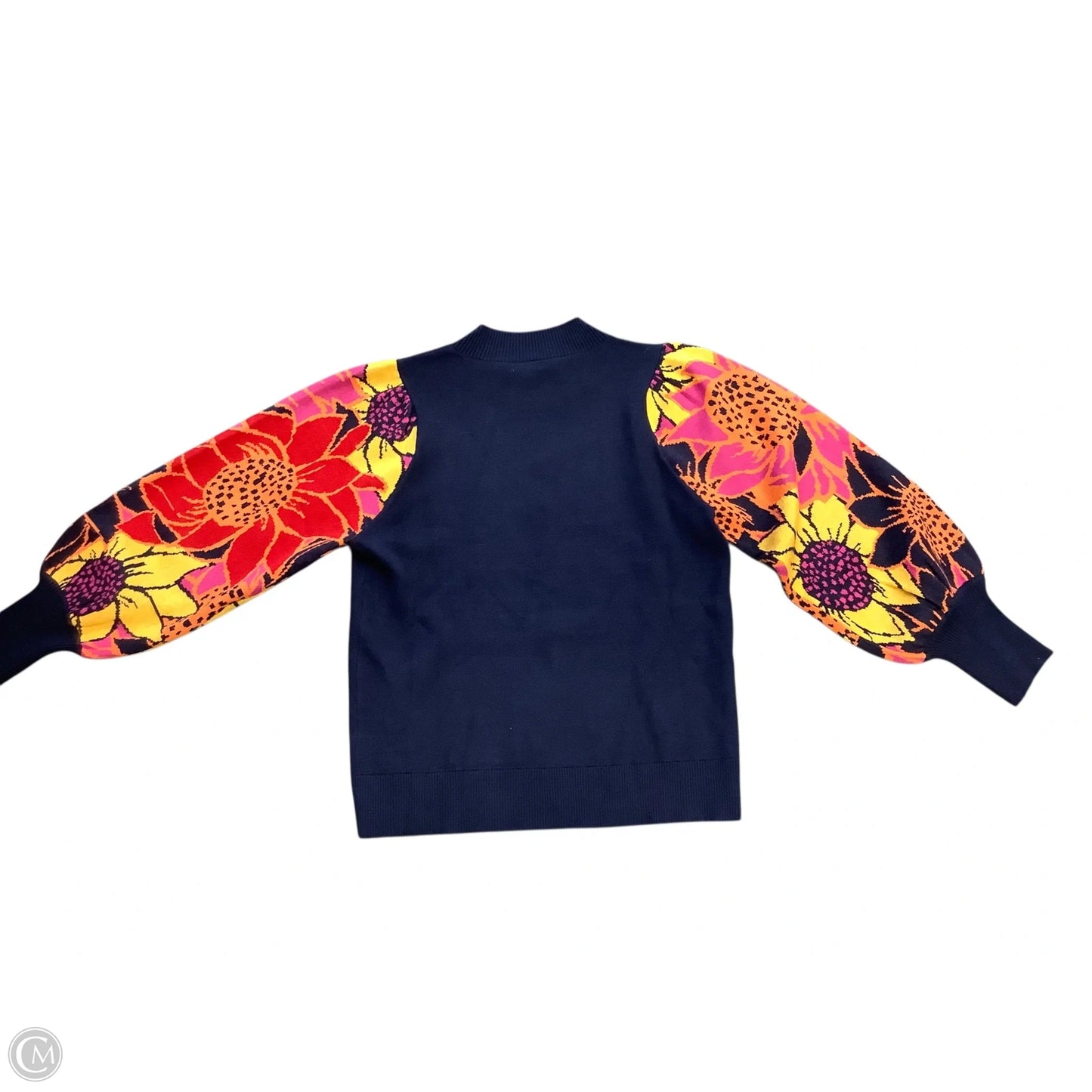 Sweater By Jodifl In Blue & Orange, Size: L