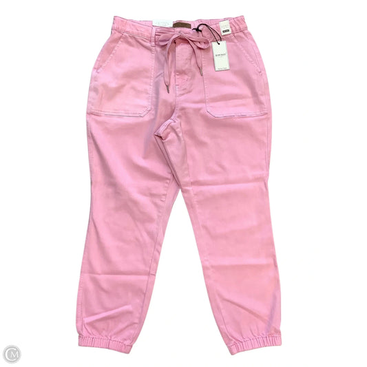 Jeans Skinny By Judy Blue In Pink, Size: 14