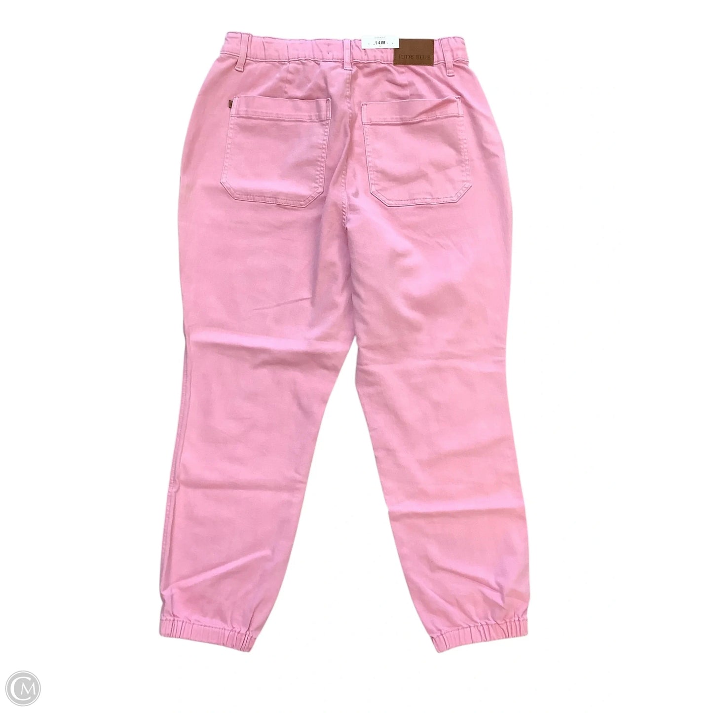 Jeans Skinny By Judy Blue In Pink, Size: 14
