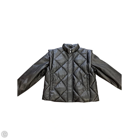 Coat Puffer & Quilted By Pistola In Black, Size: Xl