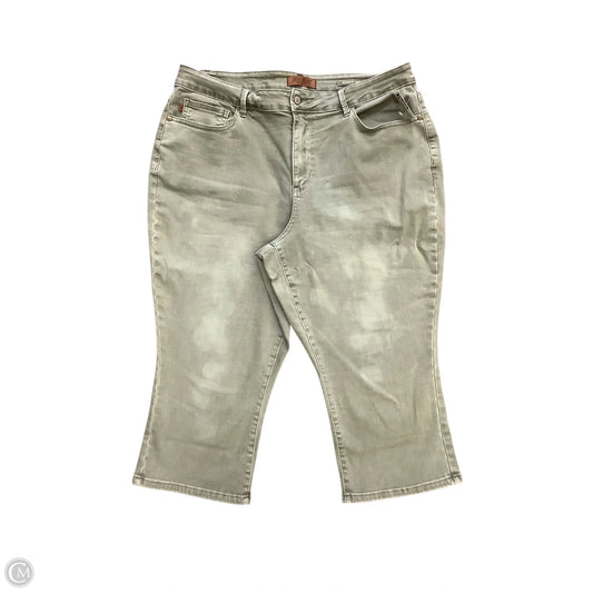 Capris By Judy Blue In Green, Size: 18W