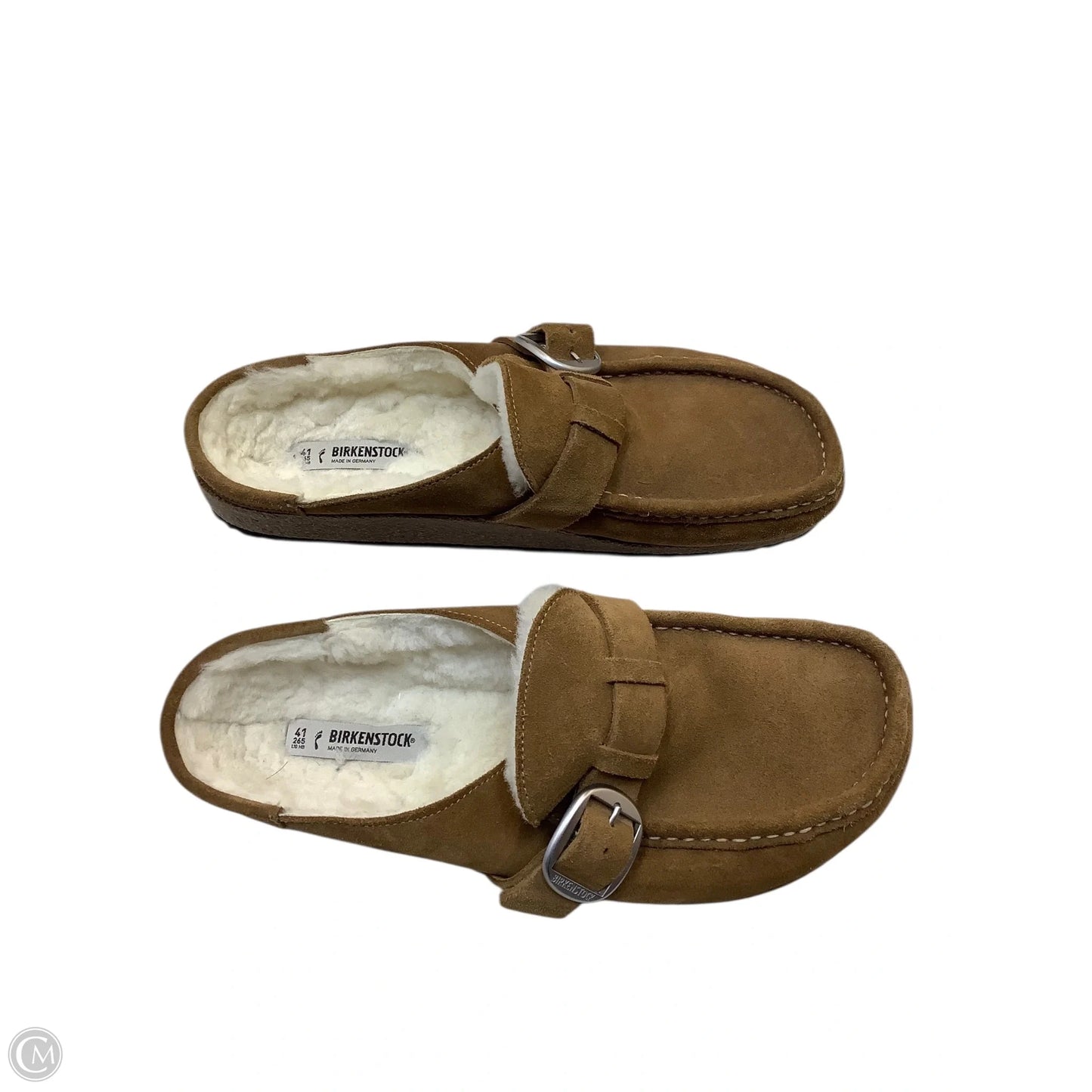 Shoes Flats By Birkenstock In Tan, Size: 10