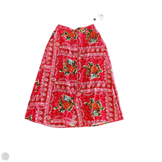 Skirt Maxi By Lc Lauren Conrad In Coral, Size: S