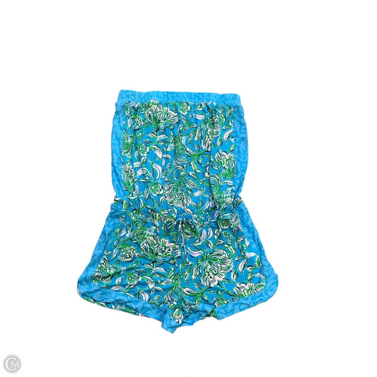 Romper Designer By Lilly Pulitzer In Blue, Size: L