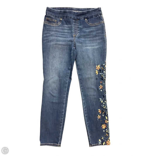Jeans Straight By Chicos In Blue Denim, Size: 2