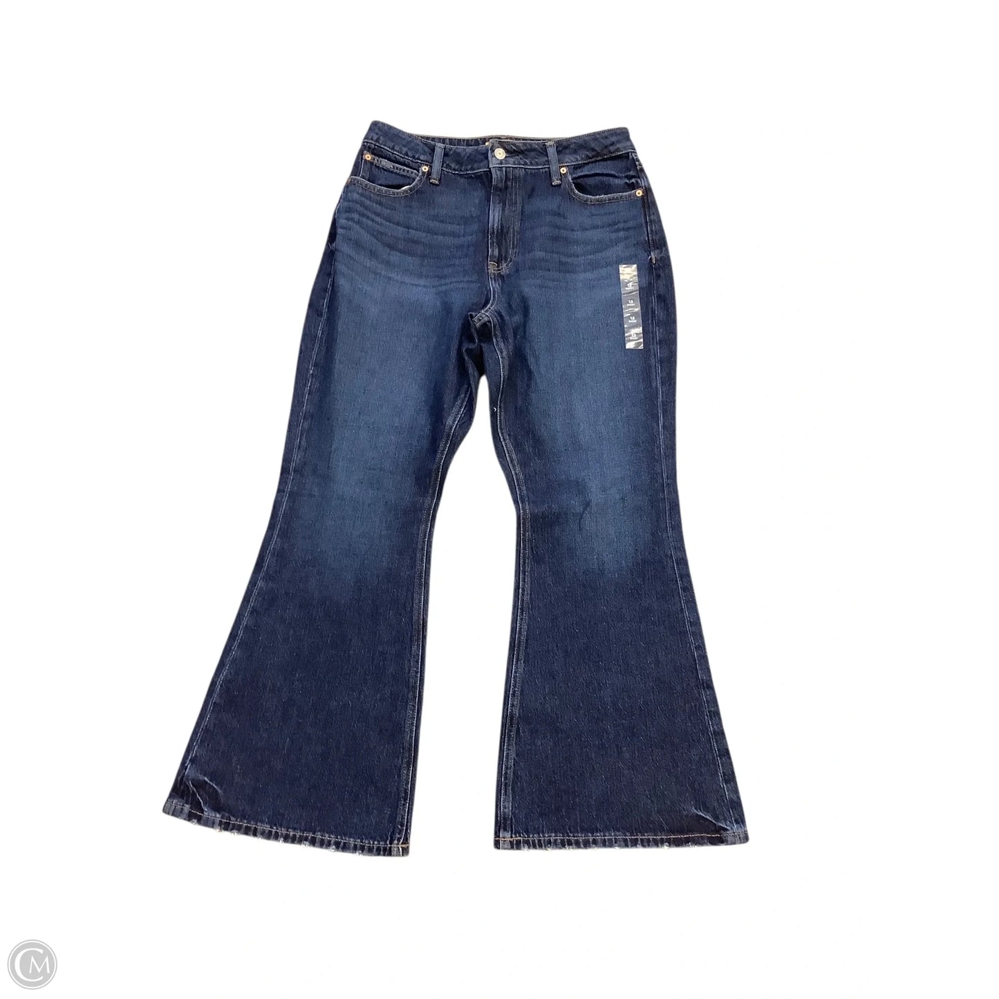 Jeans Flared By Maurices In Blue Denim, Size: 12