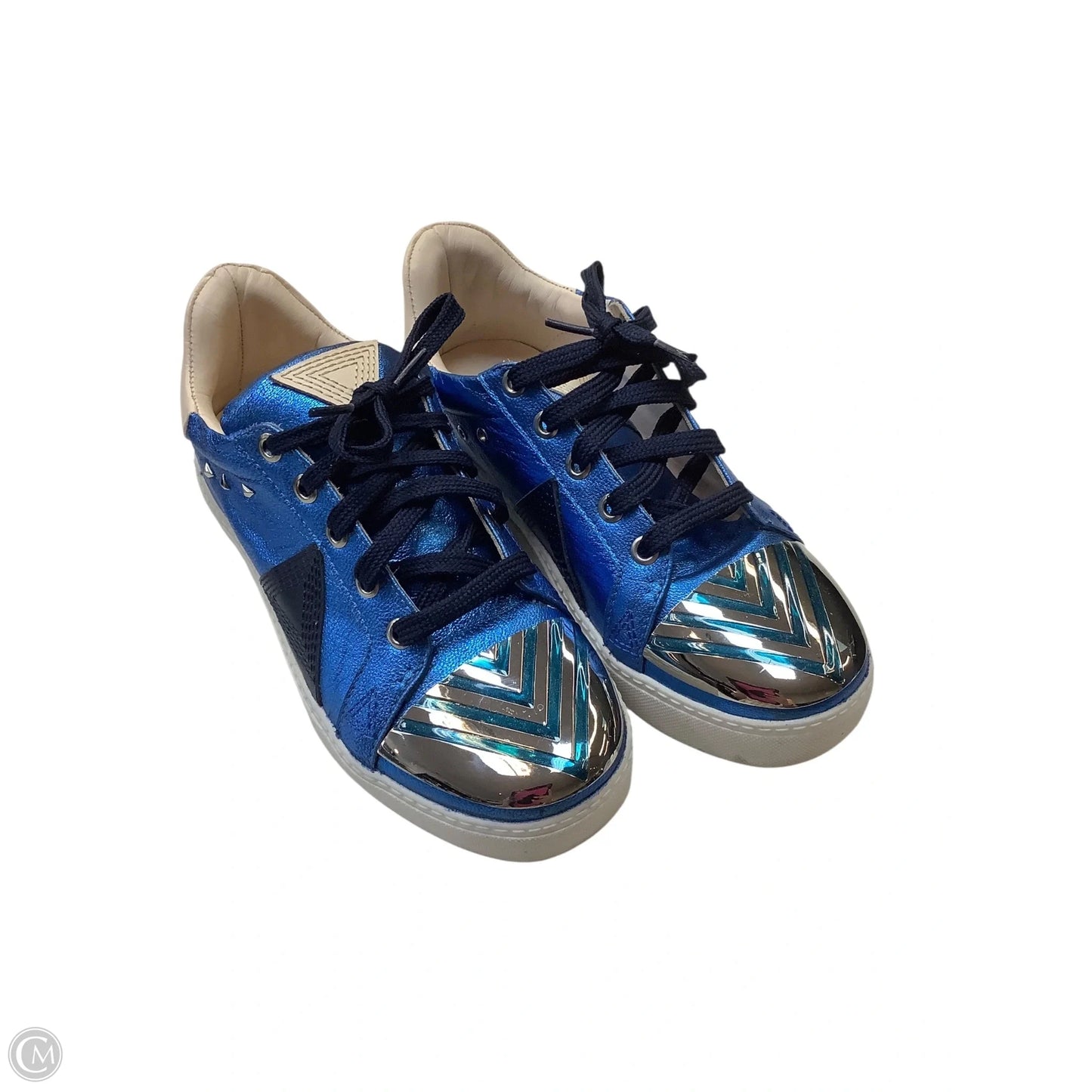 Shoes Sneakers By Cmb In Blue, Size: 7