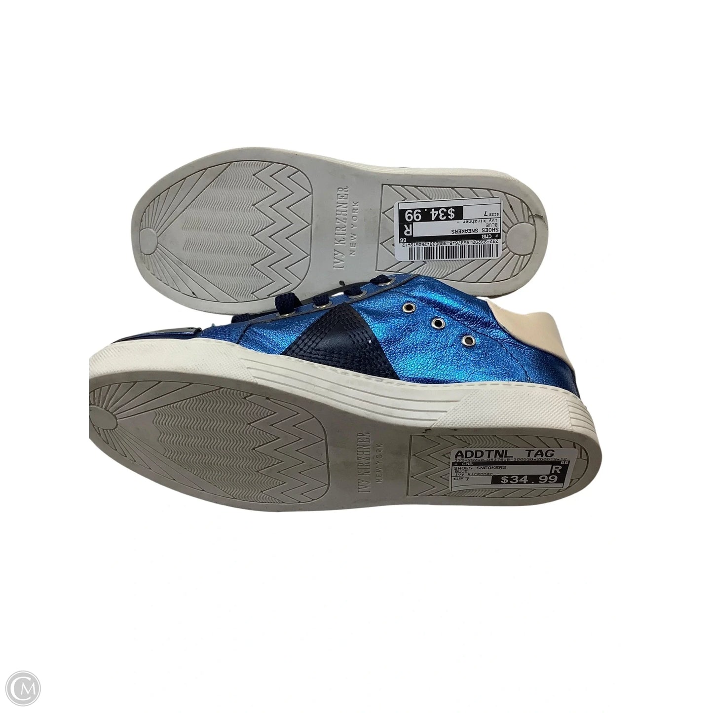 Shoes Sneakers By Cmb In Blue, Size: 7