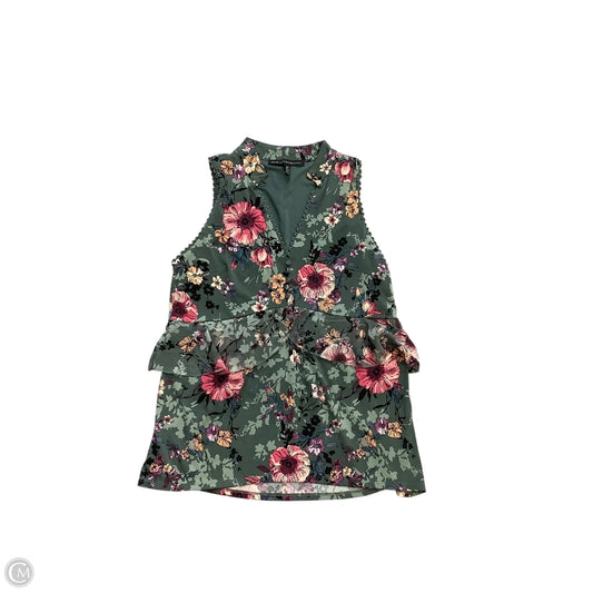 Blouse Sleeveless By White House Black Market In Green, Size: Xs
