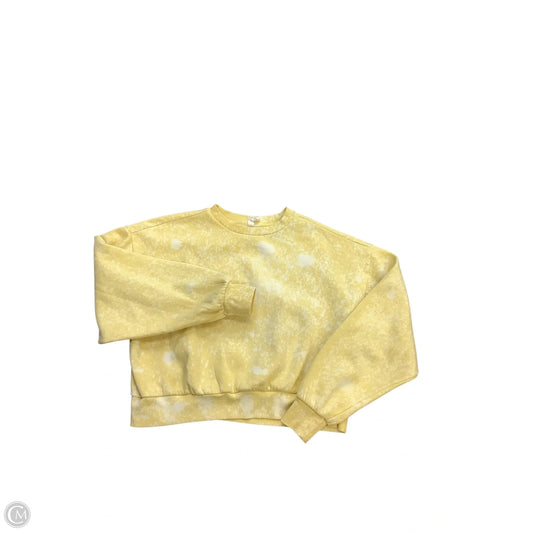 Sweatshirt Crewneck By Daily Practice By Anthropologie In Yellow, Size: M