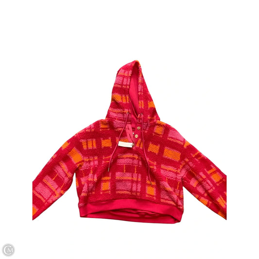 Jacket Faux Fur & Sherpa By Porridge In Orange & Pink, Size: L