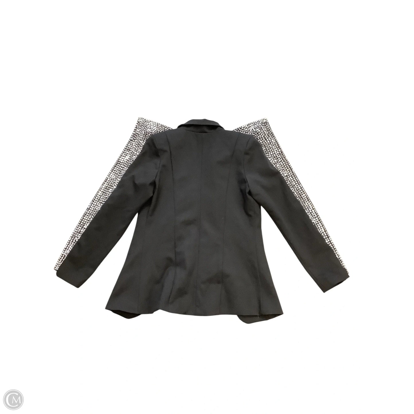 Blazer By Cmb In Black & Silver, Size: M