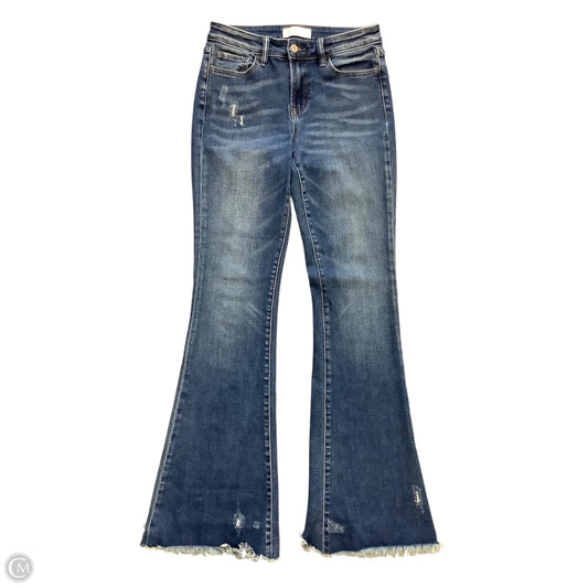 Jeans Flared By Vervet In Blue Denim, Size: 4(27)