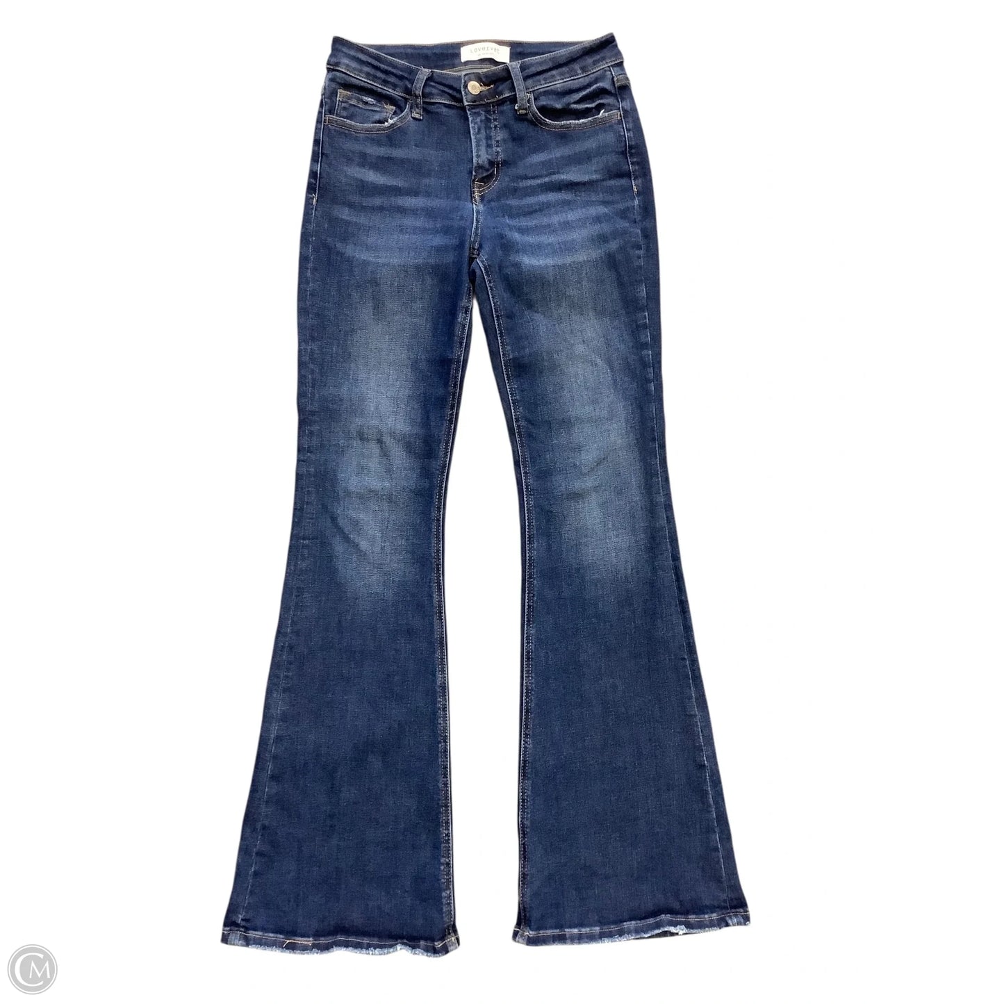 Jeans Flared By Vervet In Blue Denim, Size: 4(27)