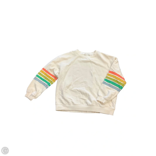 Sweatshirt Crewneck By By Together In Cream, Size: M