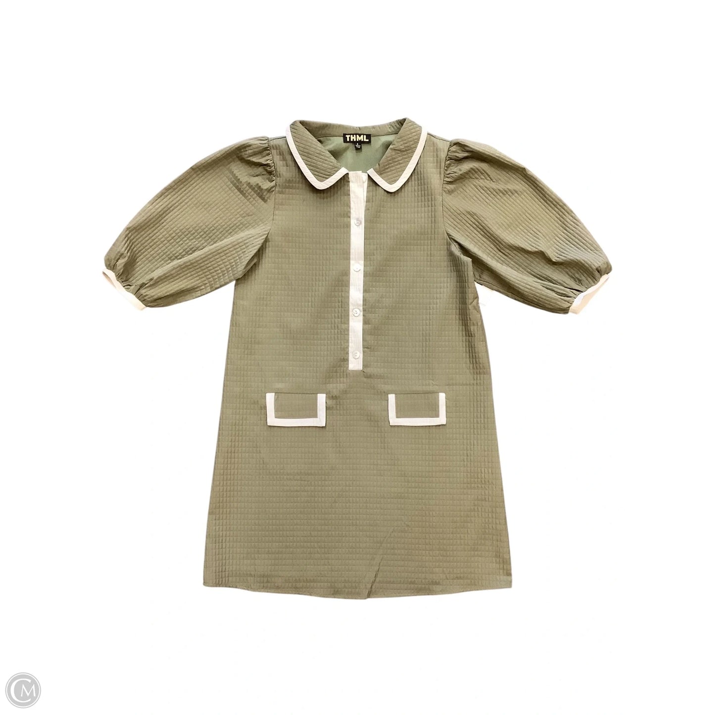 Dress Casual Midi By Thml In Green, Size: S