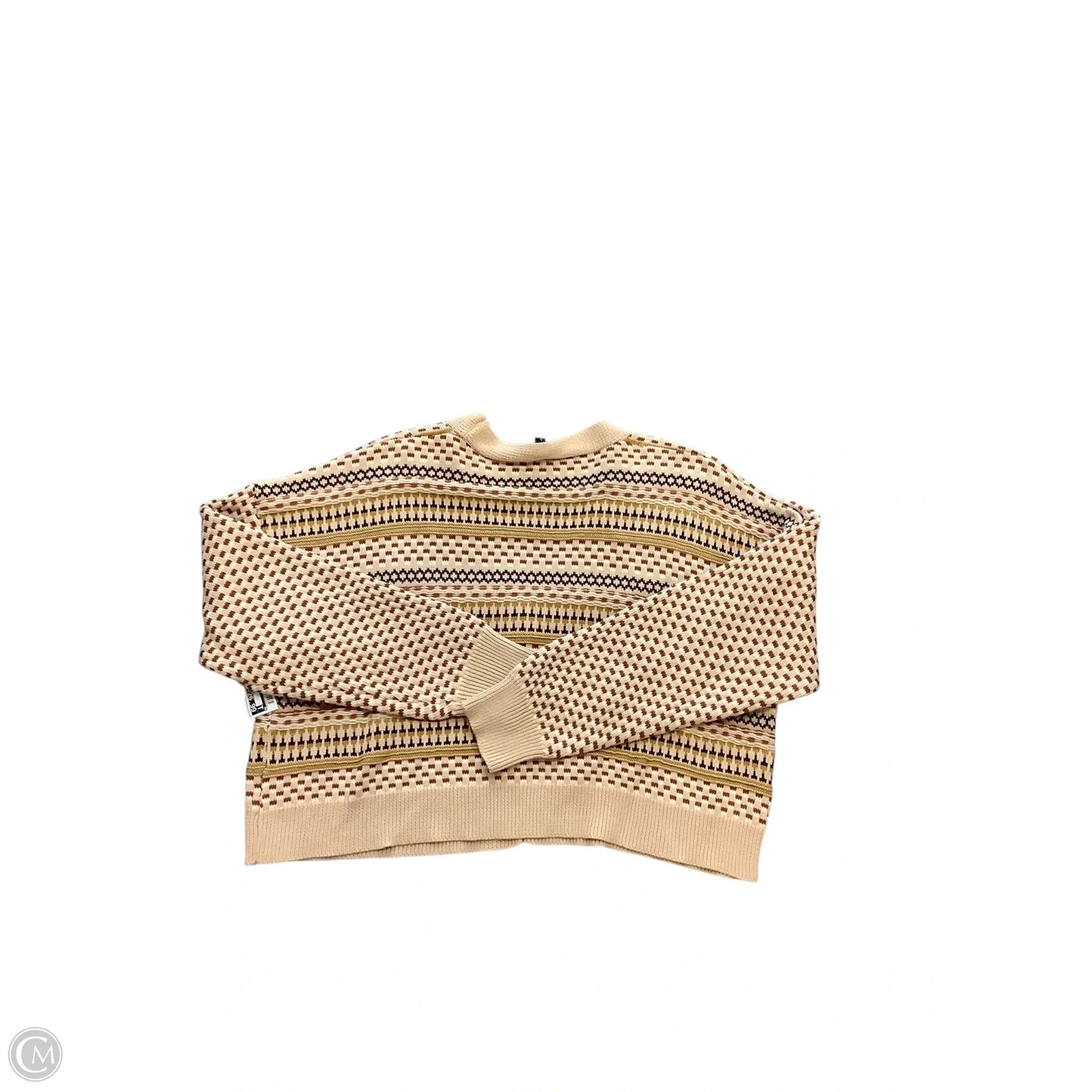 Sweater Cardigan By Blue Blush In Tan, Size: L