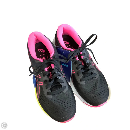 Shoes Athletic By Asics In Black & Pink, Size: 6