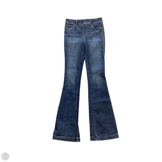 Jeans Flared By Spanx In Blue Denim, Size: S