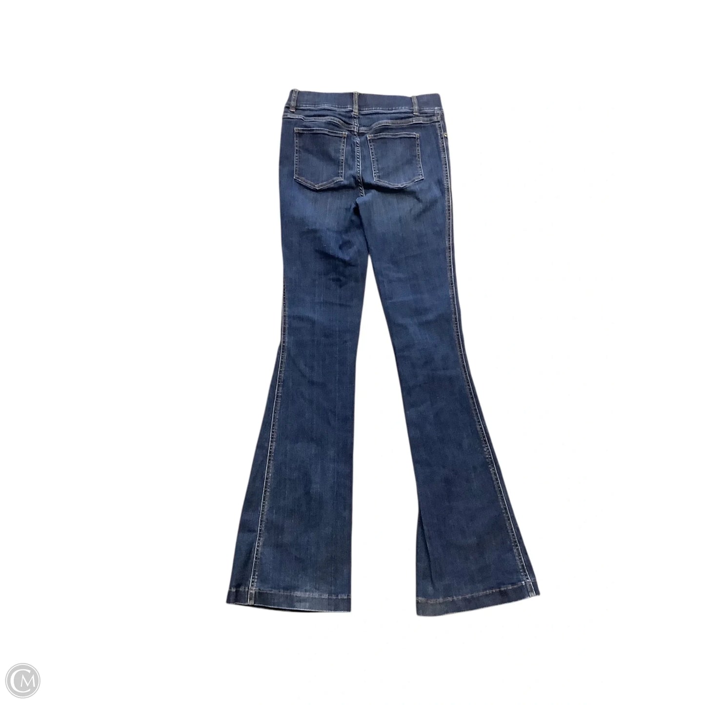 Jeans Flared By Spanx In Blue Denim, Size: S