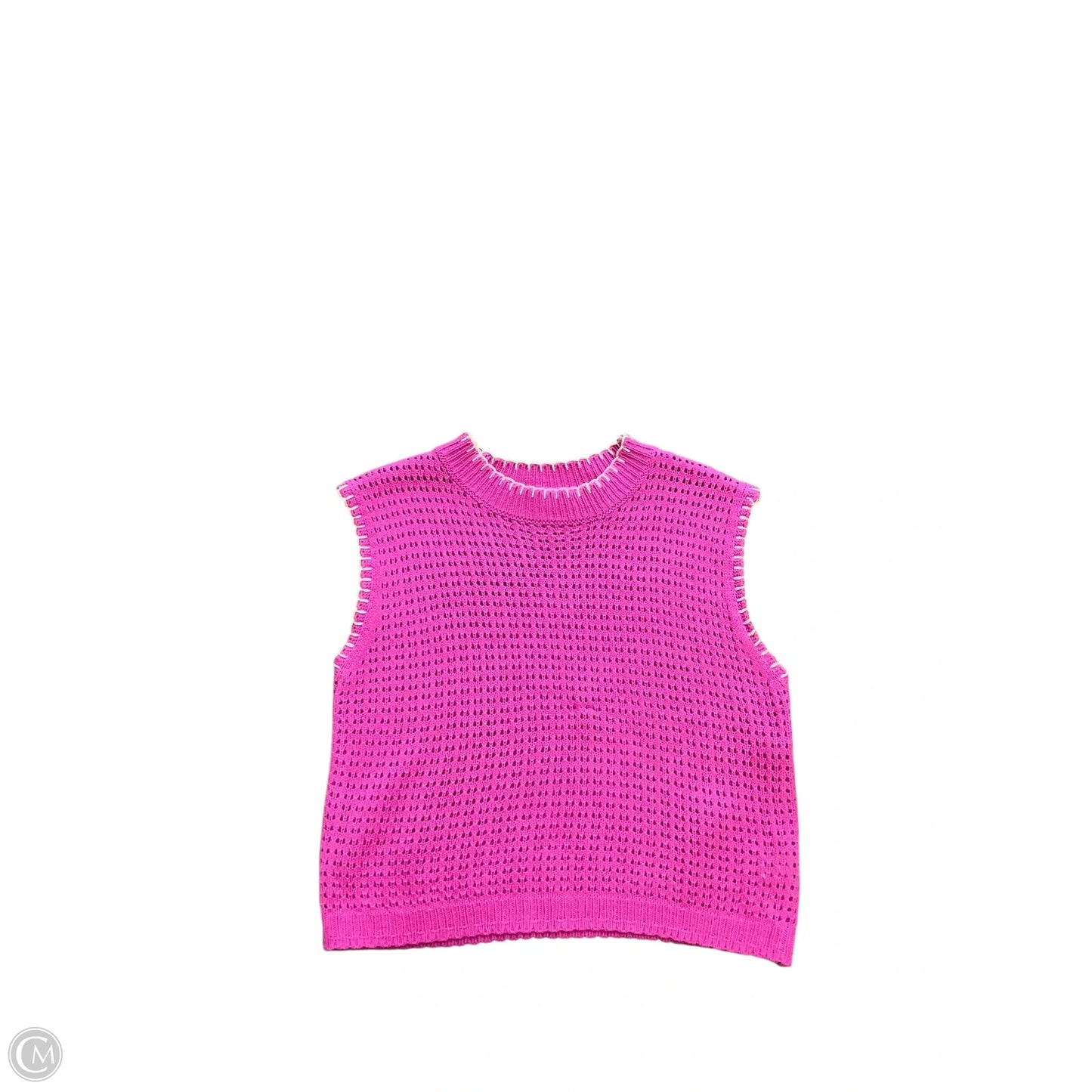 Vest Sweater By La Miel In Purple, Size: M