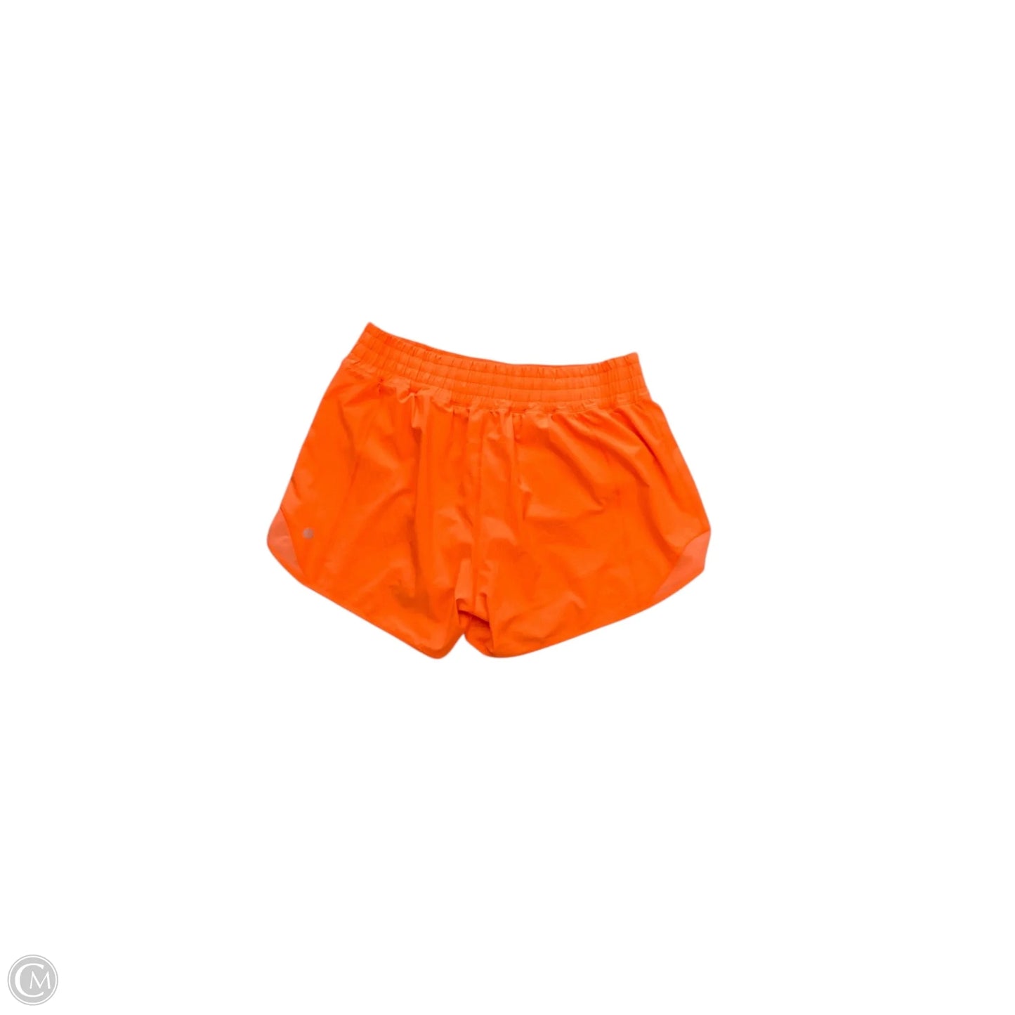 Athletic Shorts By Lululemon In Orange, Size: 8 Tall