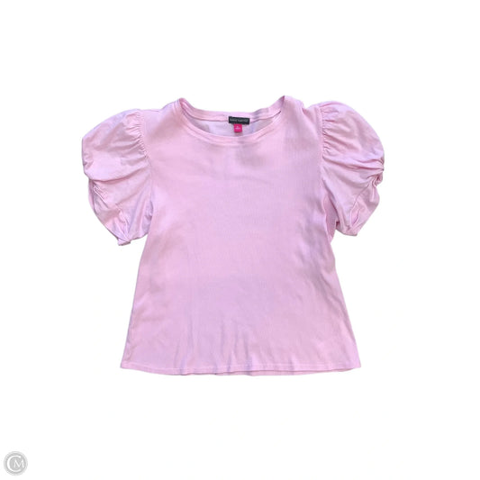 Top Short Sleeve By Vince Camuto In Pink, Size: Xl
