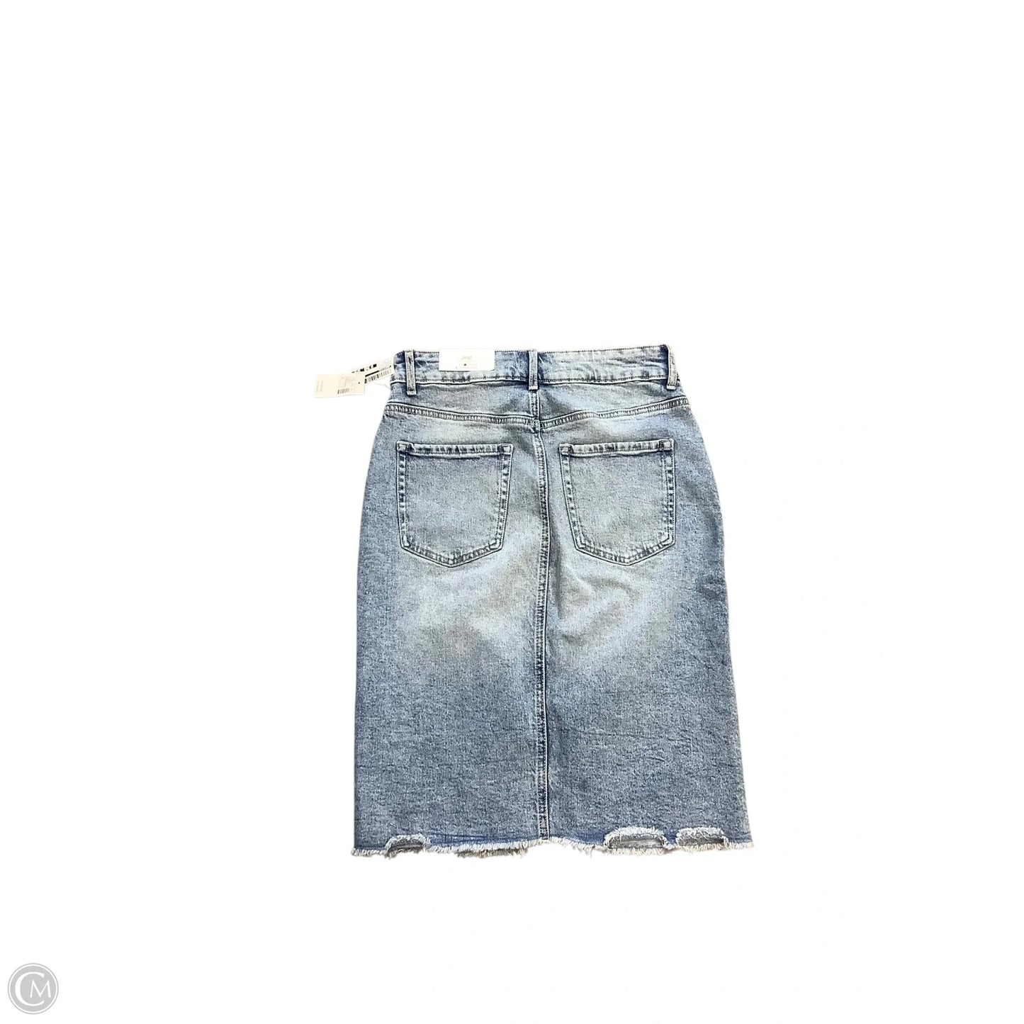 Skirt Midi By Maurices In Blue Denim, Size: 6