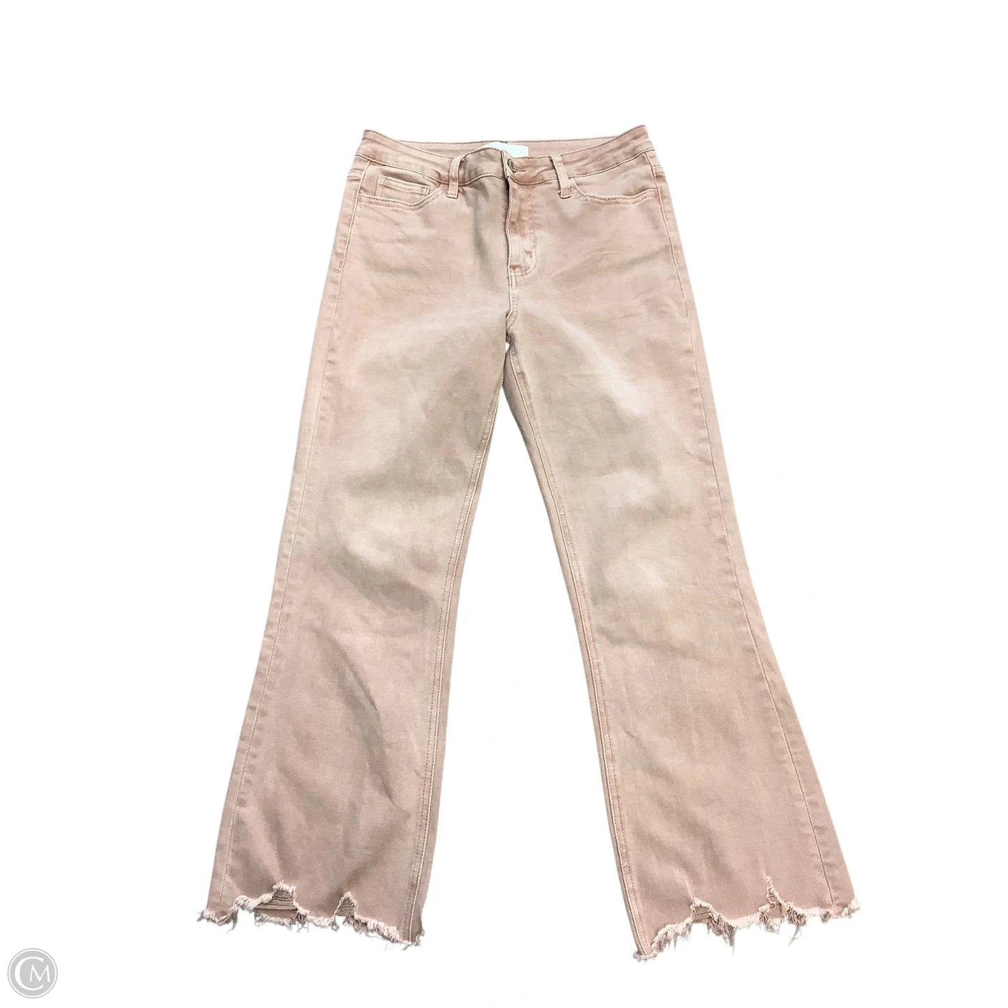 Jeans Wide Leg By Vervet In Pink, Size: 8