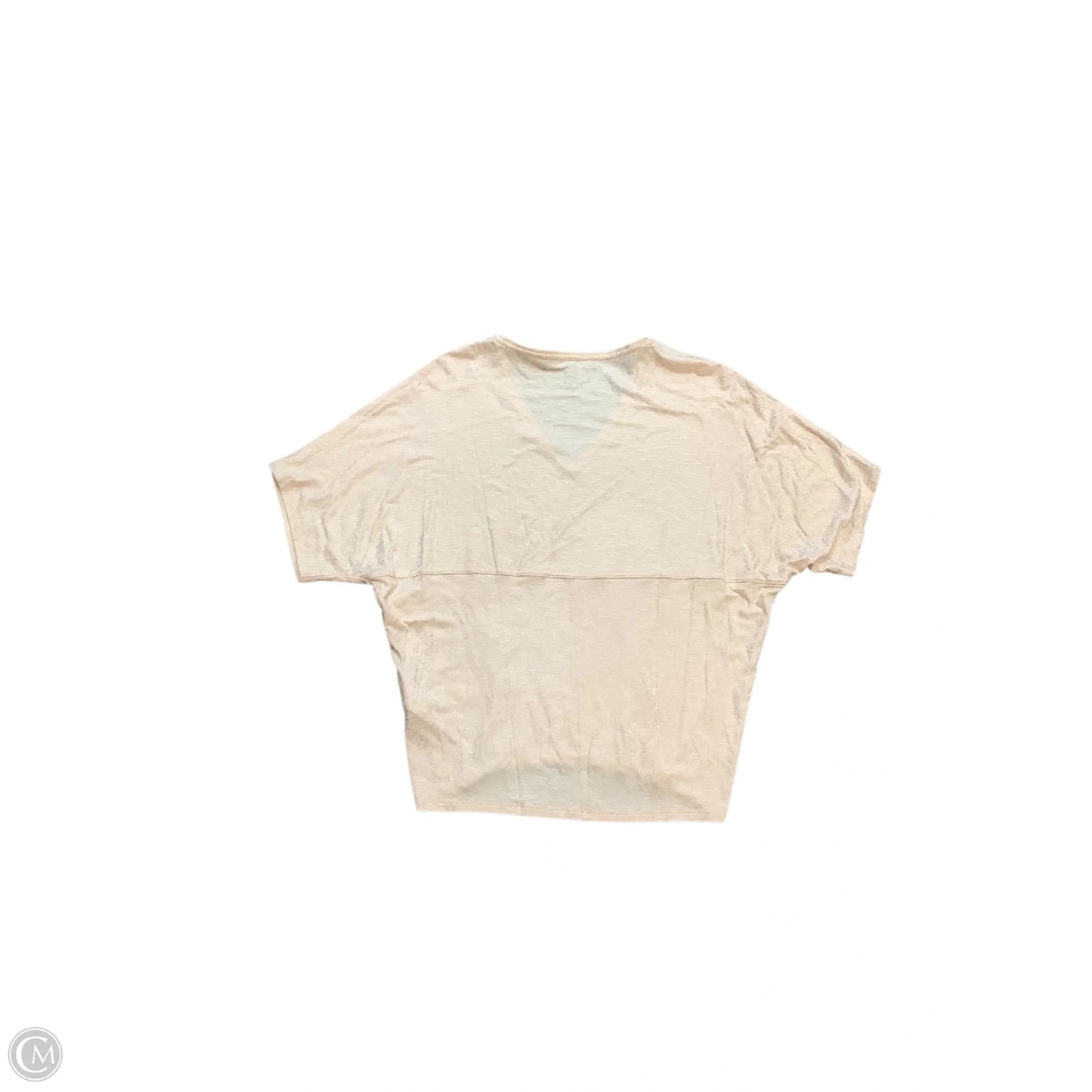 Top Short Sleeve Basic By White House Black Market In Peach, Size: Xxs