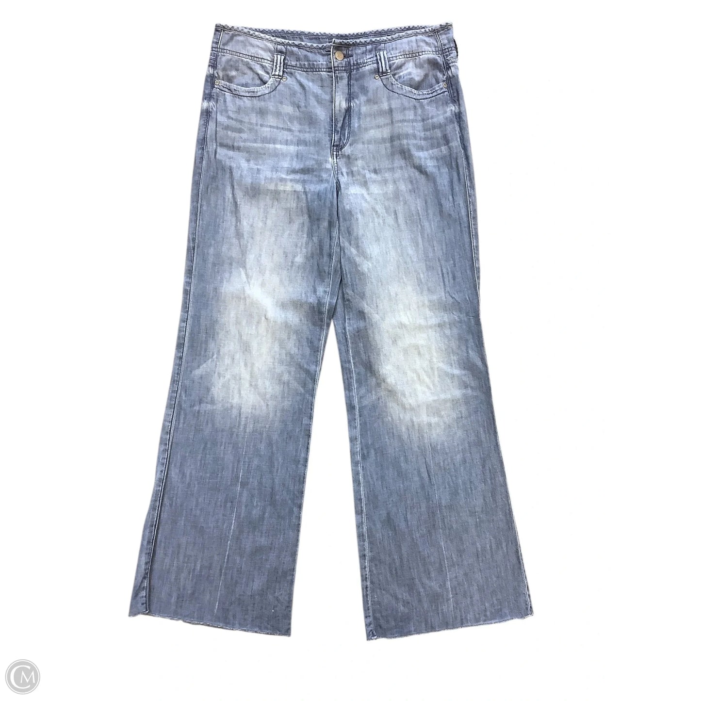Jeans Wide Leg By Not Your Daughters Jeans In Blue Denim, Size: 8