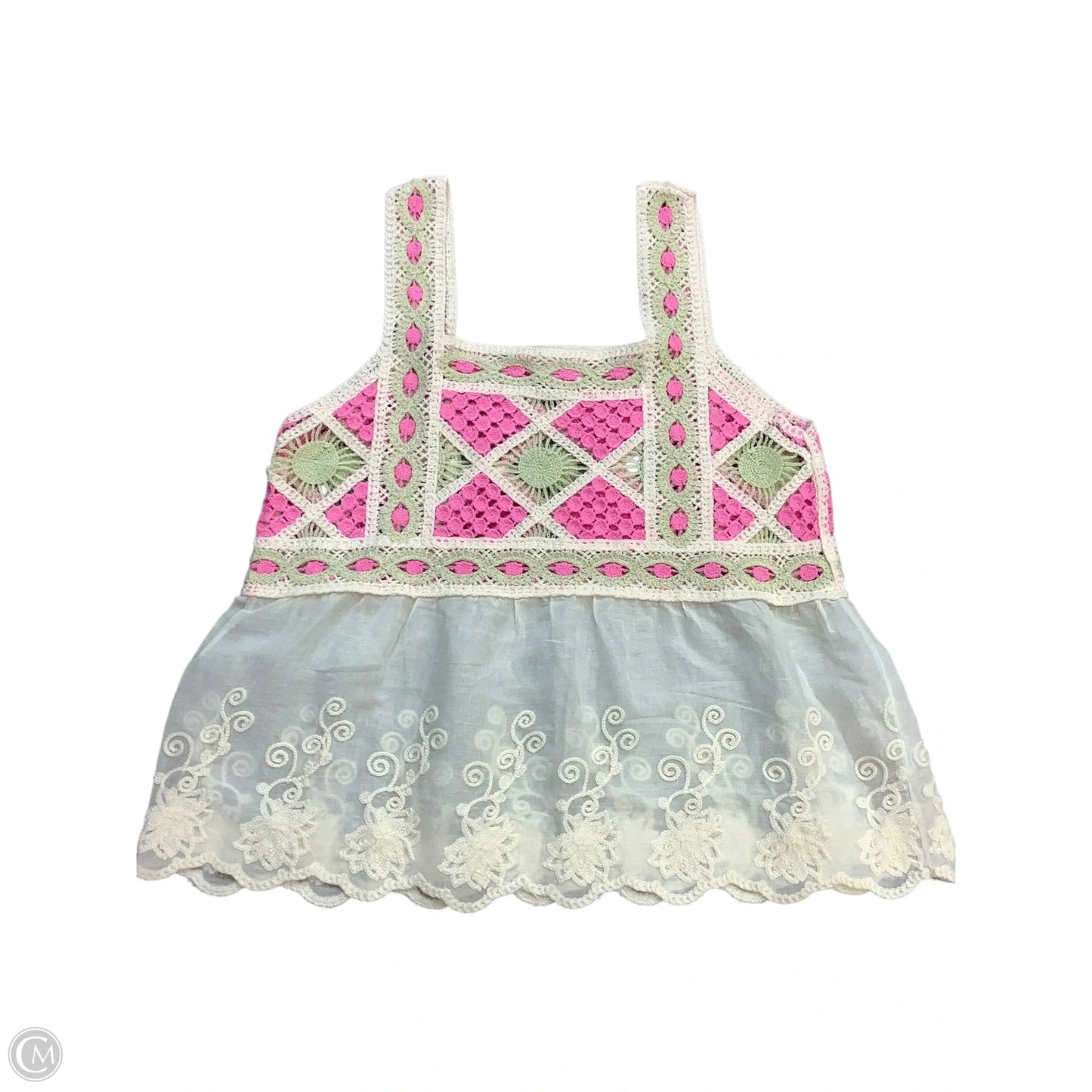 Top Sleeveless By Anniewear In Cream, Size: L