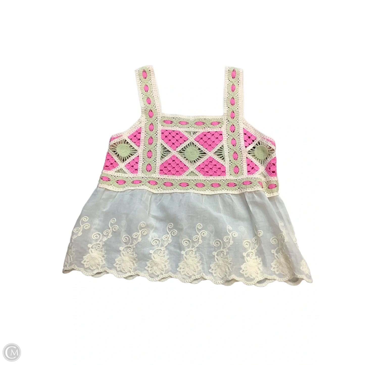 Top Sleeveless By Anniewear In Cream, Size: L