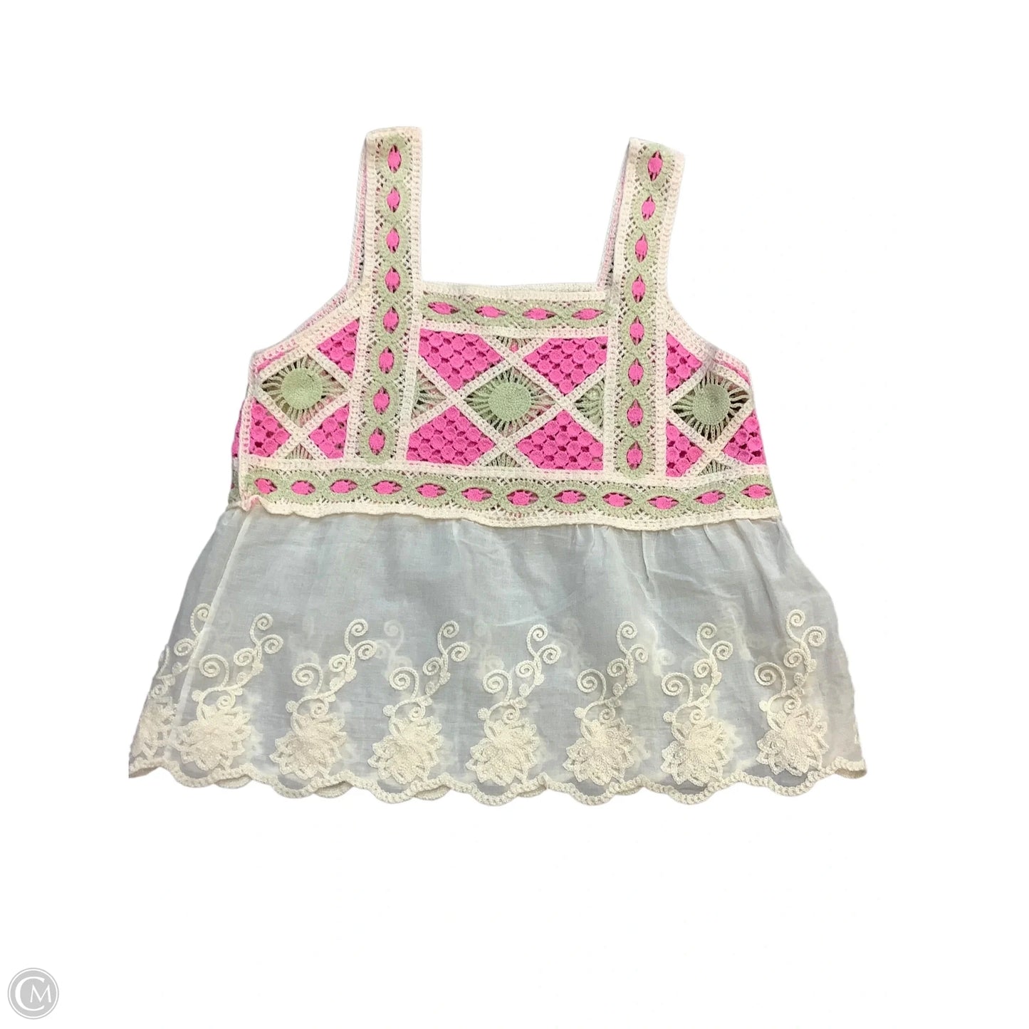 Top Sleeveless By Anniewear In Cream, Size: L