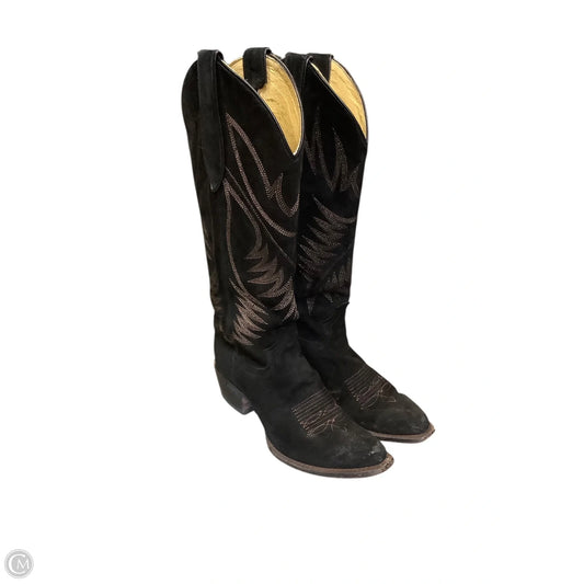 Boots Western By Justin In Black, Size: 8.5