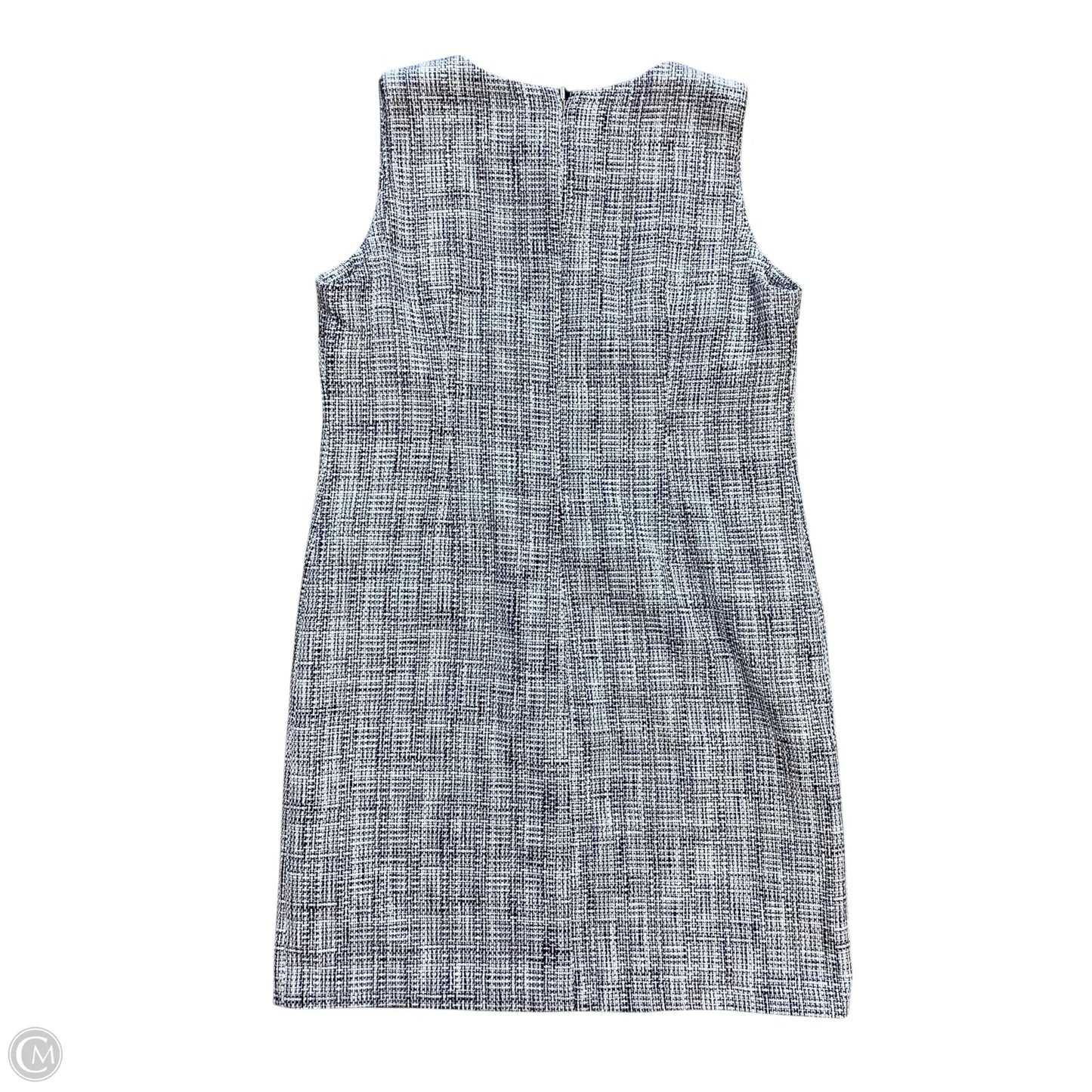 Dress Designer By Karl Lagerfeld In Blue & White, Size: 14