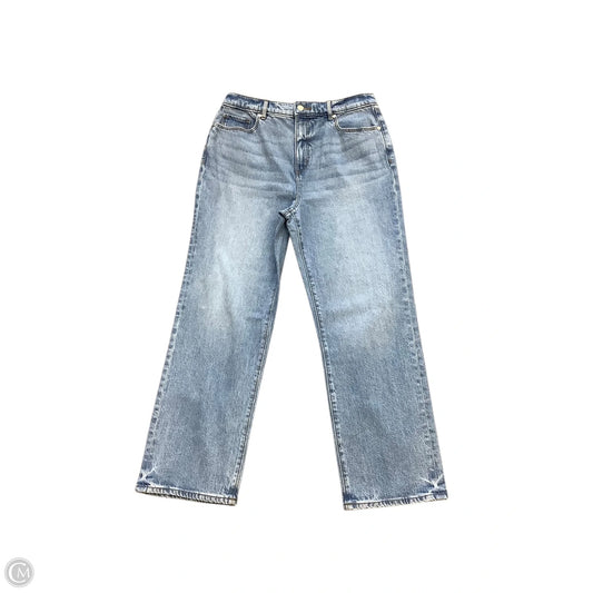 Jeans Straight By Loft In Blue Denim, Size: 10