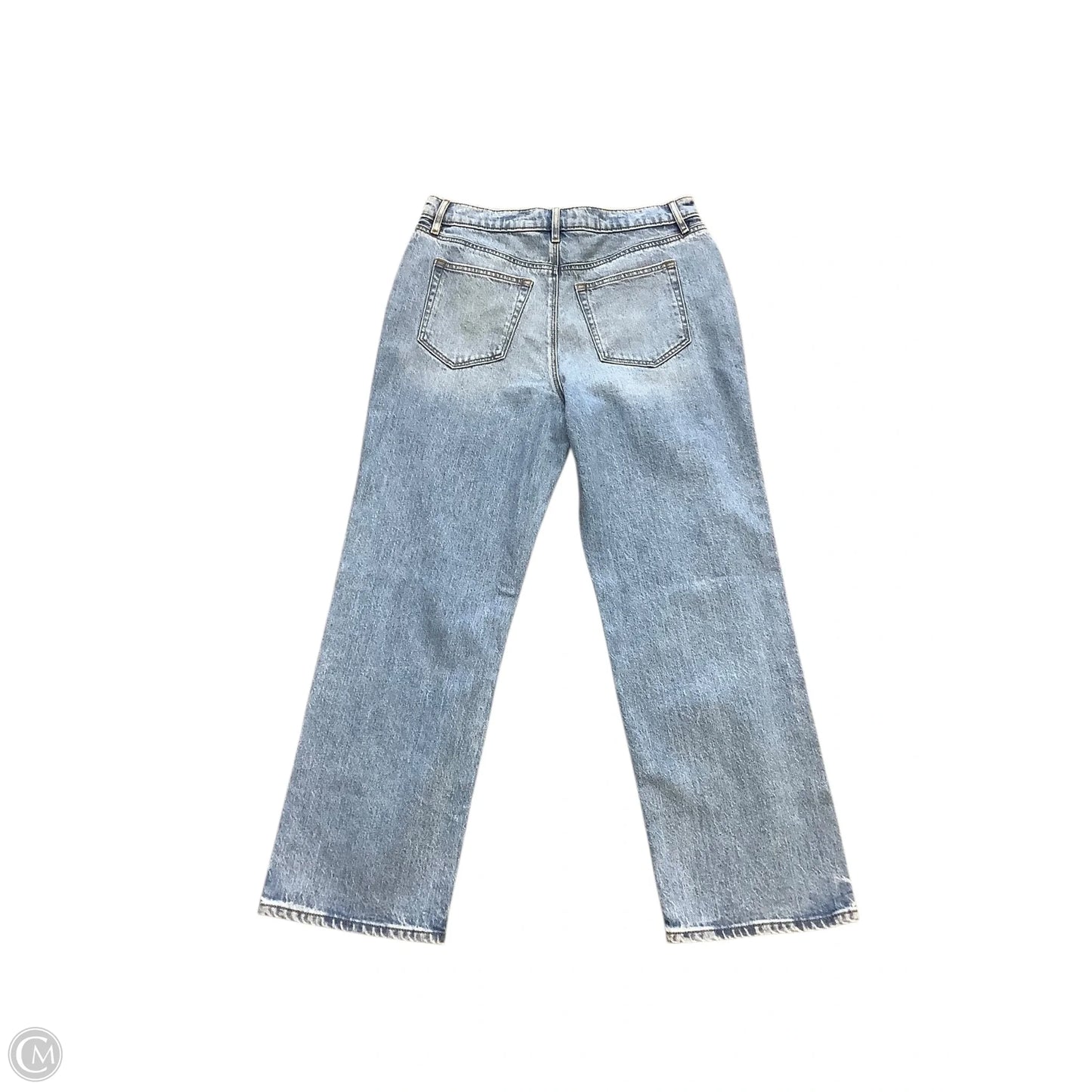 Jeans Straight By Loft In Blue Denim, Size: 10