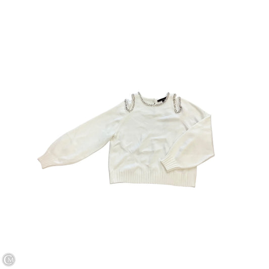 Sweater By White House Black Market In White, Size: M