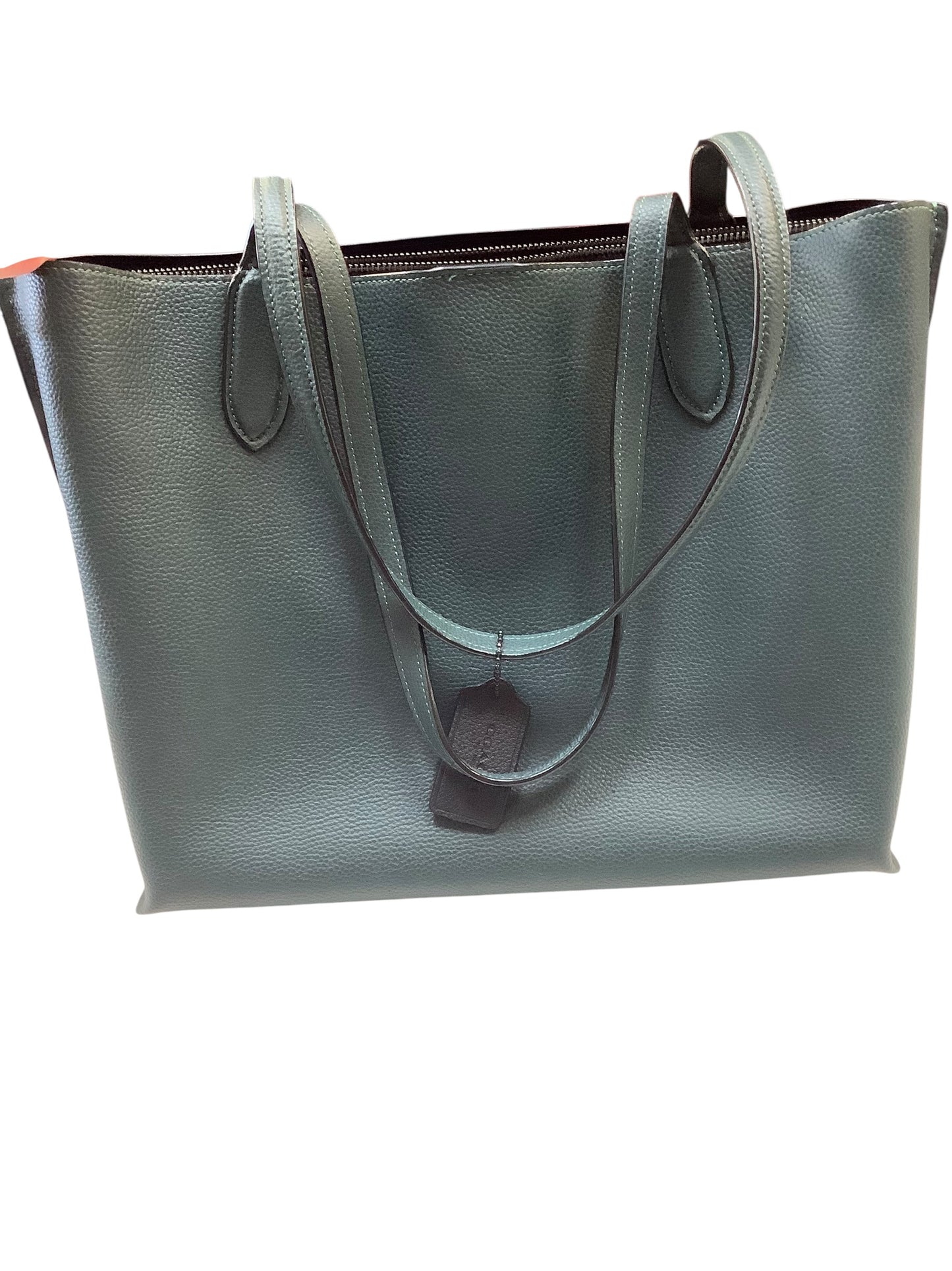 Handbag Designer By Coach In Green, Size:Large