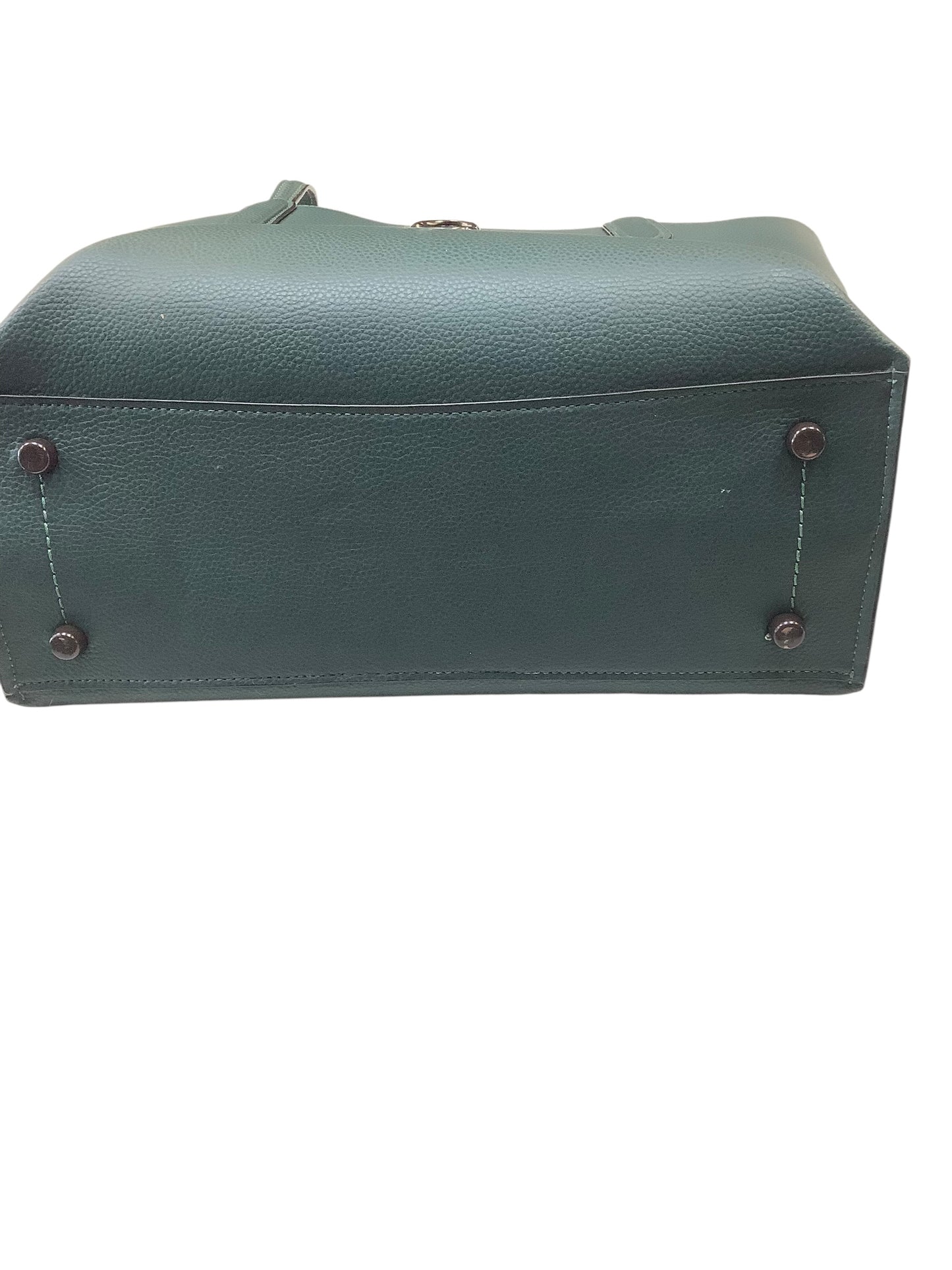 Handbag Designer By Coach In Green, Size:Large