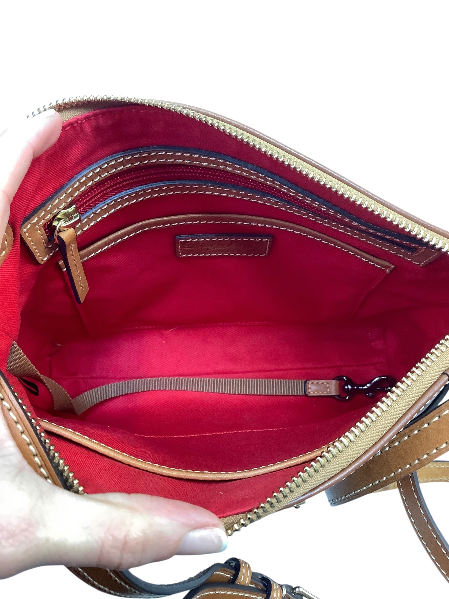 Crossbody Designer By Dooney And Bourke In Brown, Size:Medium