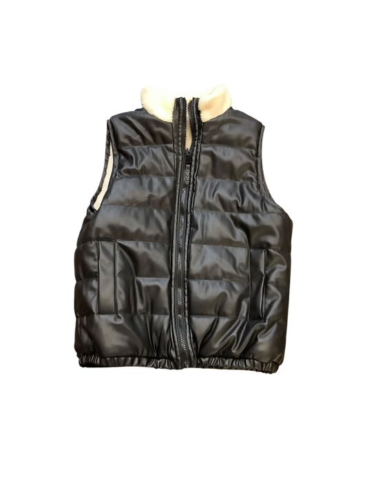 Vest Designer By Rebecca Minkoff In Black & Cream, Size:Xl