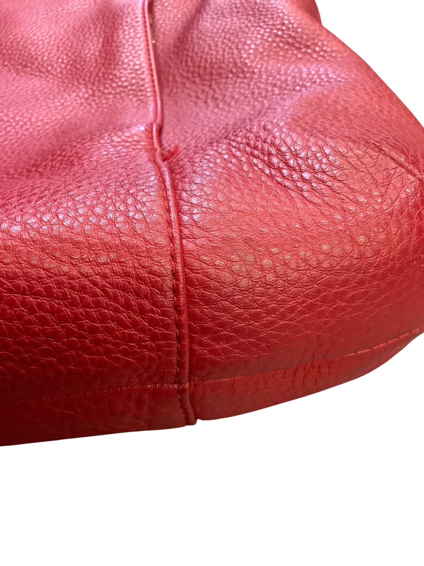 Handbag Designer By Coach In Red, Size:Large