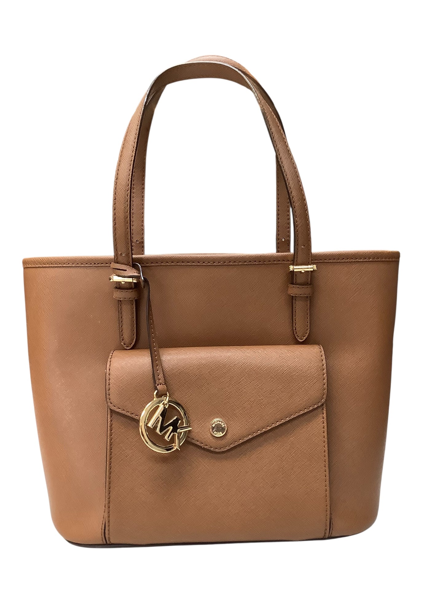 Handbag Designer By Michael Kors In Brown, Size:Medium