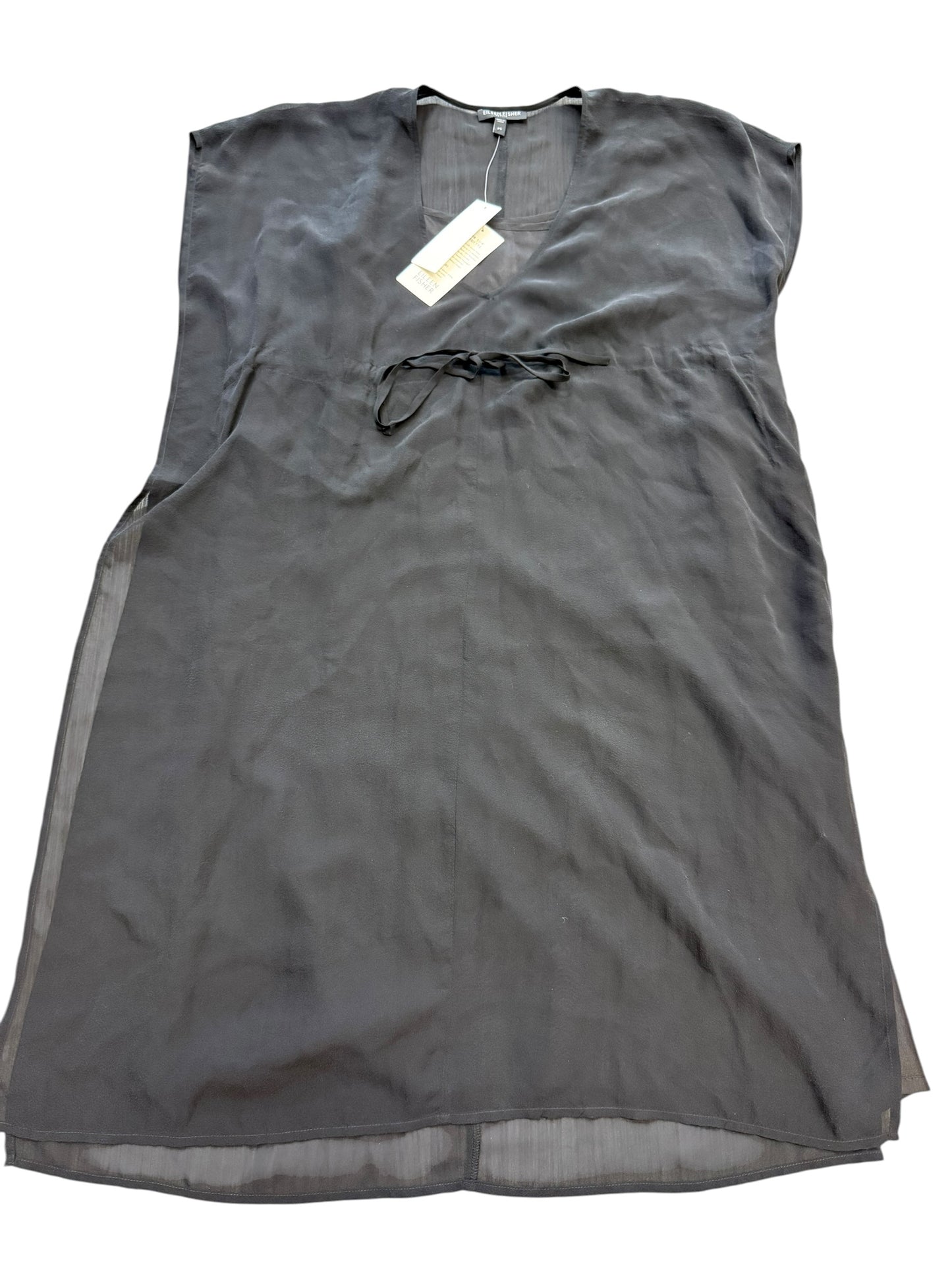 Dress Casual Midi By Eileen Fisher In Black, Size:Sp