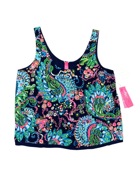 Tank Top Designer By Lilly Pulitzer In Blue, Size:Xl