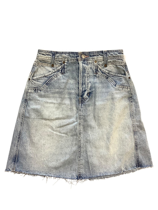 Skirt Mini & Short By We The Free In Blue Denim, Size:4(27)