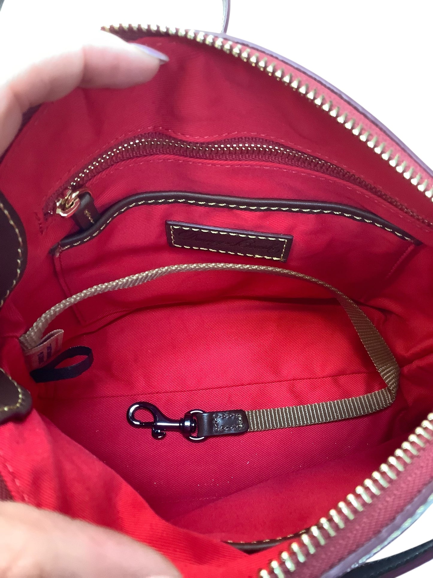 Crossbody Designer By Dooney And Bourke In Brown, Size:Small